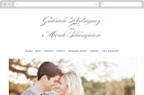 "Flourish" - Wedding Website in Antique by Jennifer Postorino - Desktop Design