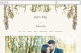 "English Countryside" - Wedding Website in Moss by Design Lotus - Desktop Design