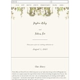 "English Countryside" - Wedding Website in Moss by Design Lotus - Guest Management