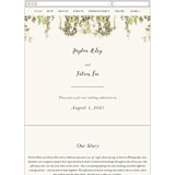 "English Countryside" - Wedding Website in Moss by Design Lotus - Mobile Layout