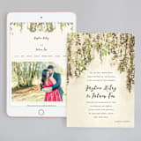 "English Countryside" - Wedding Website in Moss by Design Lotus - Match Your Stationery