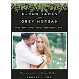 "Laurel of Greens" - Wedding Website in Midnight by Jennifer Wick - Guest Management