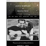 "Starry, Starry Night" - Wedding Website in Shadow by Elly - Guest Management