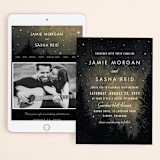 "Starry, Starry Night" - Wedding Website in Shadow by Elly - Match Your Stationery