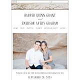 "Modern Marble" - Wedding Website in Cloud by Kelly Schmidt - Mobile Layout