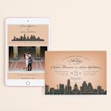 "Big City - Austin" - Wedding Website in Peach by Hooray Creative - Match Your Stationery