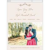 "Classic Crest" - Wedding Website in Antique by Kristen Smith - Guest Management