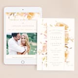 "garden" - Wedding Website in Peach by Lori Wemple - Match Your Stationery