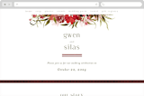 "wispy" - Wedding Website in Sienna by Angela Marzuki - Desktop Design