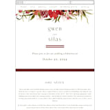 "wispy" - Wedding Website in Sienna by Angela Marzuki - Mobile Layout