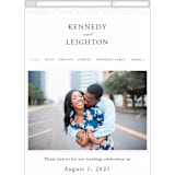 "Opulent Border" - Wedding Website in Stone by Hooray Creative - Guest Management