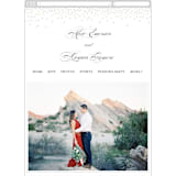 "Promise" - Wedding Website in Snow by Design Lotus - Guest Management