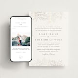 "Gilded Wildflowers" - Wedding Website in Golden by Rochelle Renee - Match Your Stationery