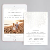 "Sketched Bouquet" - Wedding Website in Ivory by Phrosné Barwood - Match Your Stationery