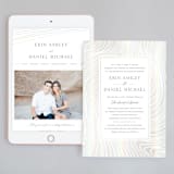 "Lined" - Wedding Website in Cloud by Erin Deegan - Match Your Stationery