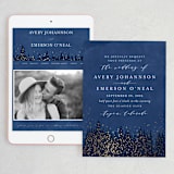 "Aspen" - Wedding Website in Midnight by Kristie Kern - Match Your Stationery