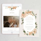 "Bloom" - Wedding Website in Tea by Leah Bisch - Match Your Stationery