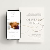 "Forever And" - Wedding Website in Snow by Jen Banks - Match Your Stationery