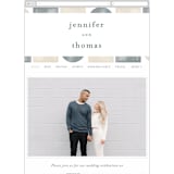 "Abstract Shapes" - Wedding Website in Vineyard by Paden Gillette - Mobile Layout