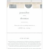 "Abstract Shapes" - Wedding Website in Vineyard by Paden Gillette - Mobile Layout