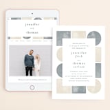 "Abstract Shapes" - Wedding Website in Vineyard by Paden Gillette - Match Your Stationery