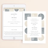"Abstract Shapes" - Wedding Website in Vineyard by Paden Gillette - Match Your Stationery