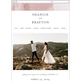 "Soft Overlay" - Wedding Website in Cloud by Mansi Verma - Mobile Layout