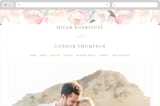 "beautiful peonies" - Wedding Website in Spring by Phrosné Barwood - Desktop Design