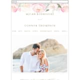 "beautiful peonies" - Wedding Website in Spring by Phrosné Barwood - Mobile Layout