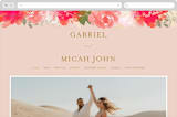 "Delightful" - Wedding Website in Delight by Phrosné Barwood - Desktop Design