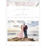 "side romance" - Wedding Website in Sunset by Phrosné Barwood - Mobile Layout