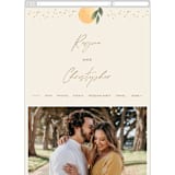 "Essence" - Wedding Website in Ivory by Laura Bolter - Mobile Layout