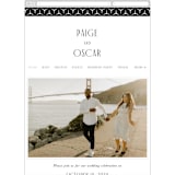 "Arcadia" - Wedding Website in Onyx by Jennifer Wick - Mobile Layout