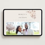 "Lovely" - Wedding Website in Creme by Stardust Design Studio - Desktop Design