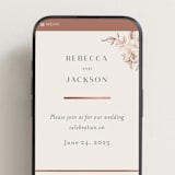 "Lovely" - Wedding Website in Creme by Stardust Design Studio - Mobile Layout