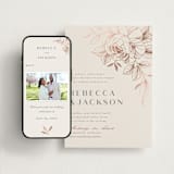 "Lovely" - Wedding Website in Creme by Stardust Design Studio - Match Your Stationery