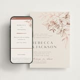 "Lovely" - Wedding Website in Creme by Stardust Design Studio - Match Your Stationery