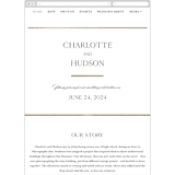 "Heard the news" - Wedding Website in Cotton by Stacey Meacham - Mobile Layout