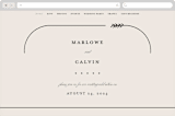 "Surround" - Wedding Website in Ivory by Brianne Larsen - Desktop Design