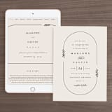 "Surround" - Wedding Website in Ivory by Brianne Larsen - Match Your Stationery