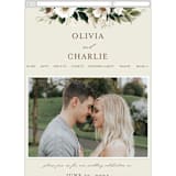 "A Garden Wedding" - Wedding Website in Magnolia by Chris Griffith - Mobile Layout