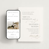"Elegant Flourish" - Wedding Website in Sugar by Jessica Williams - Match Your Stationery