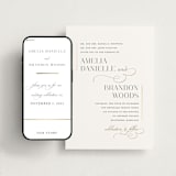 "Elegant Flourish" - Wedding Website in Sugar by Jessica Williams - Match Your Stationery