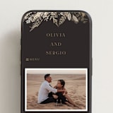 "garden" - Wedding Website in Mahogany by Leah Bisch - Mobile Layout