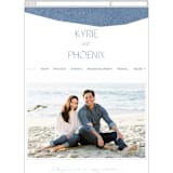 "Alchemy" - Wedding Website in Deep Sea by Olivia Raufman - Mobile Layout