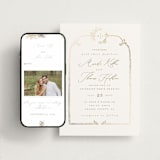"Reflection" - Wedding Website in Porcelain by Leah Bisch - Match Your Stationery