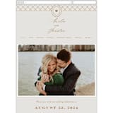 "Date Stamp" - Wedding Website in Wool by Jill Means - Mobile Layout