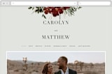 "harvest" - Wedding Website in Cabernet by Everett Paper Goods - Desktop Design
