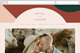 "archway" - Wedding Website in Forest by Jen Banks - Desktop Design
