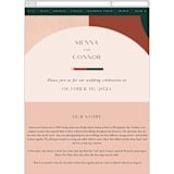"archway" - Wedding Website in Forest by Jen Banks - Mobile Layout